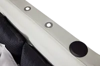 Miami White Uph Platform Bed