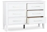 Seabrook Small White Drawer Dresser
