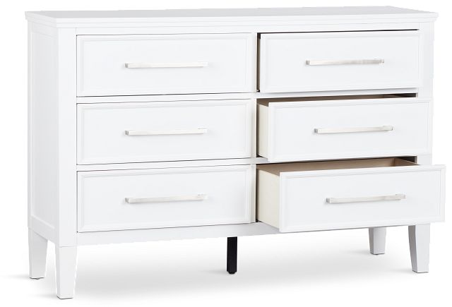 Seabrook Small White Drawer Dresser