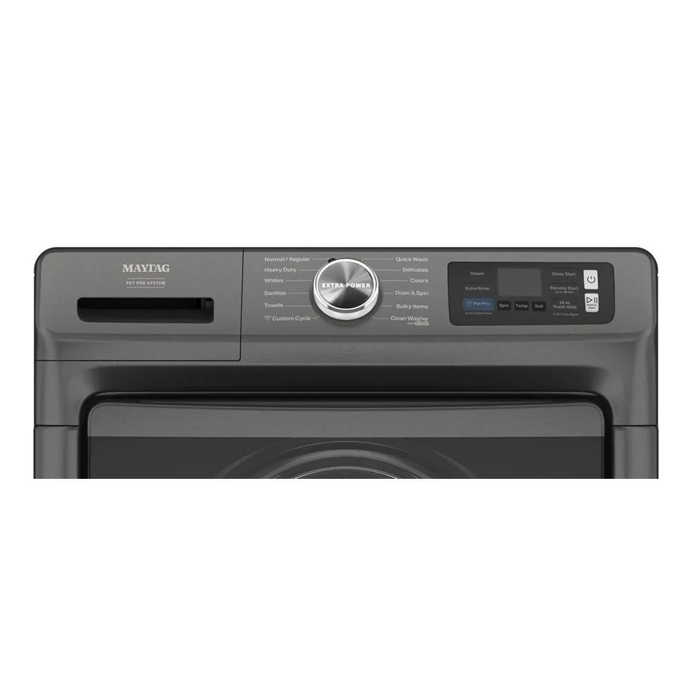 Maytag 7020ru Smart Pet Pro Black Front Load Washer