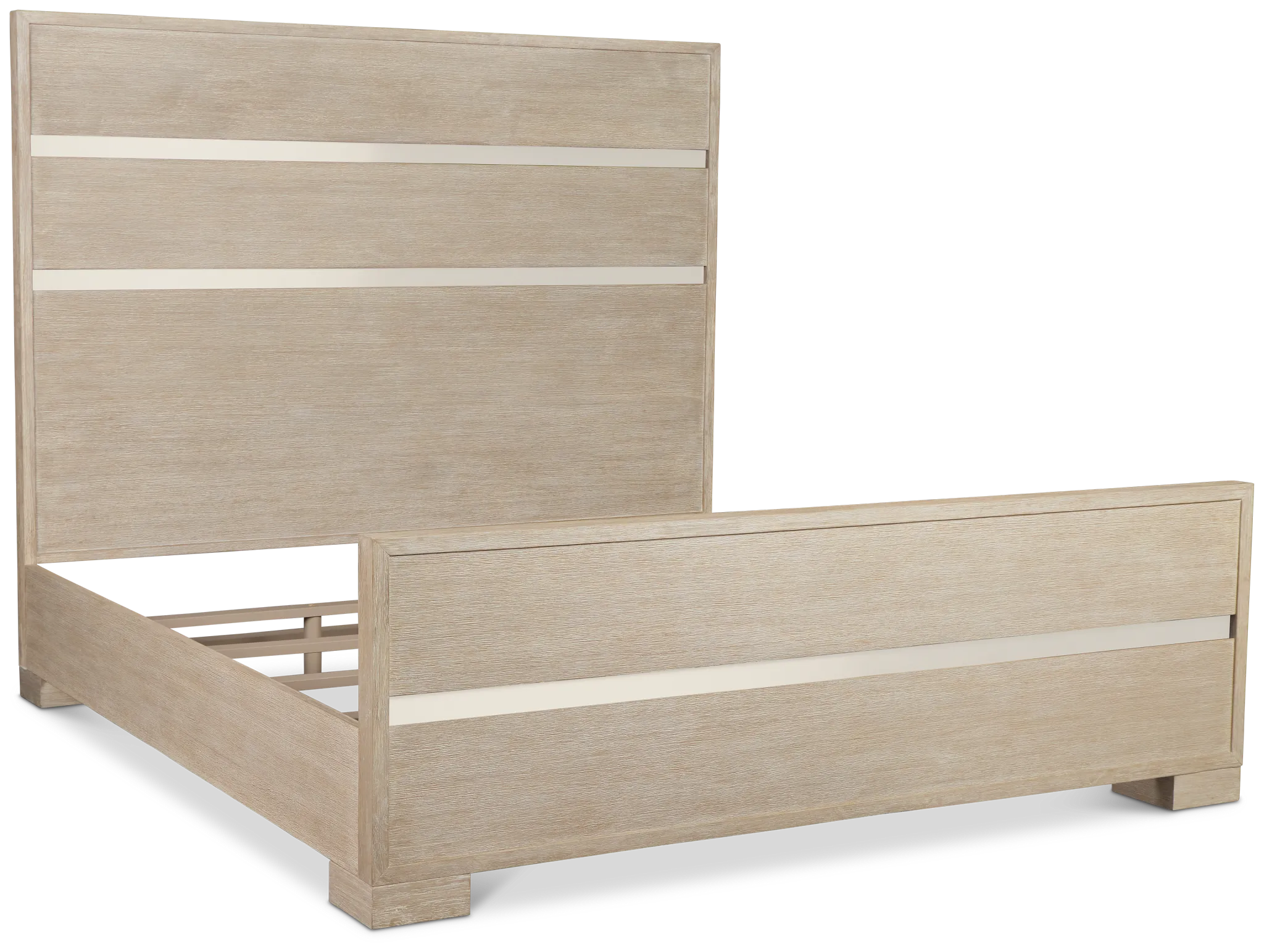 Miramar Light Tone Panel Bed