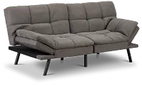 Bowie Gray Micro Sofa Futon