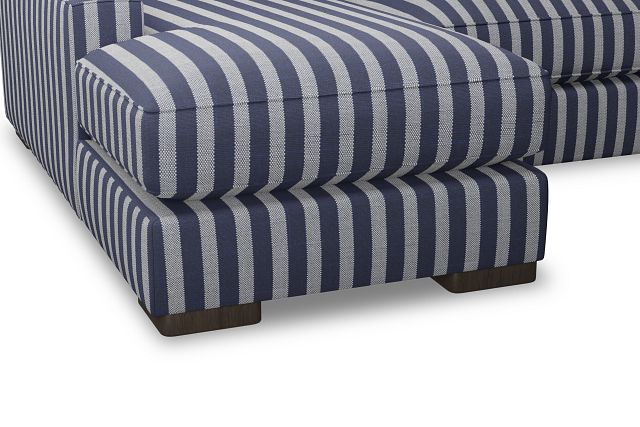 Edgewater Sea Lane Navy Large Left Chaise Sectional