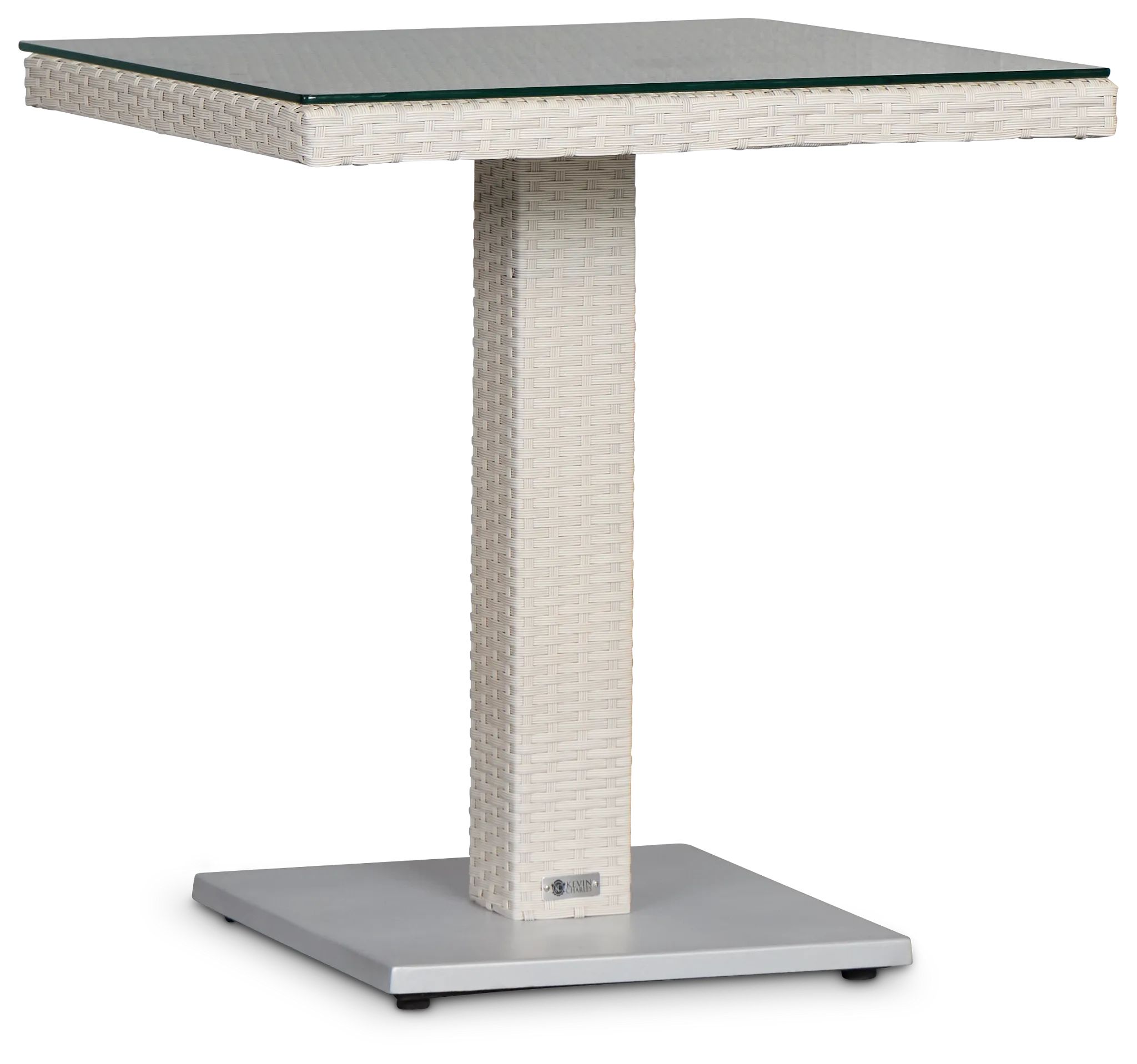 Bahia White 27" Pub Table