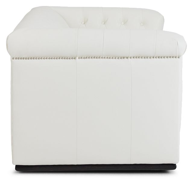 Blair White Micro Loveseat