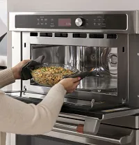Cafe 912 Series Stainless Steel 30" Electric Oven And Microwave Combo