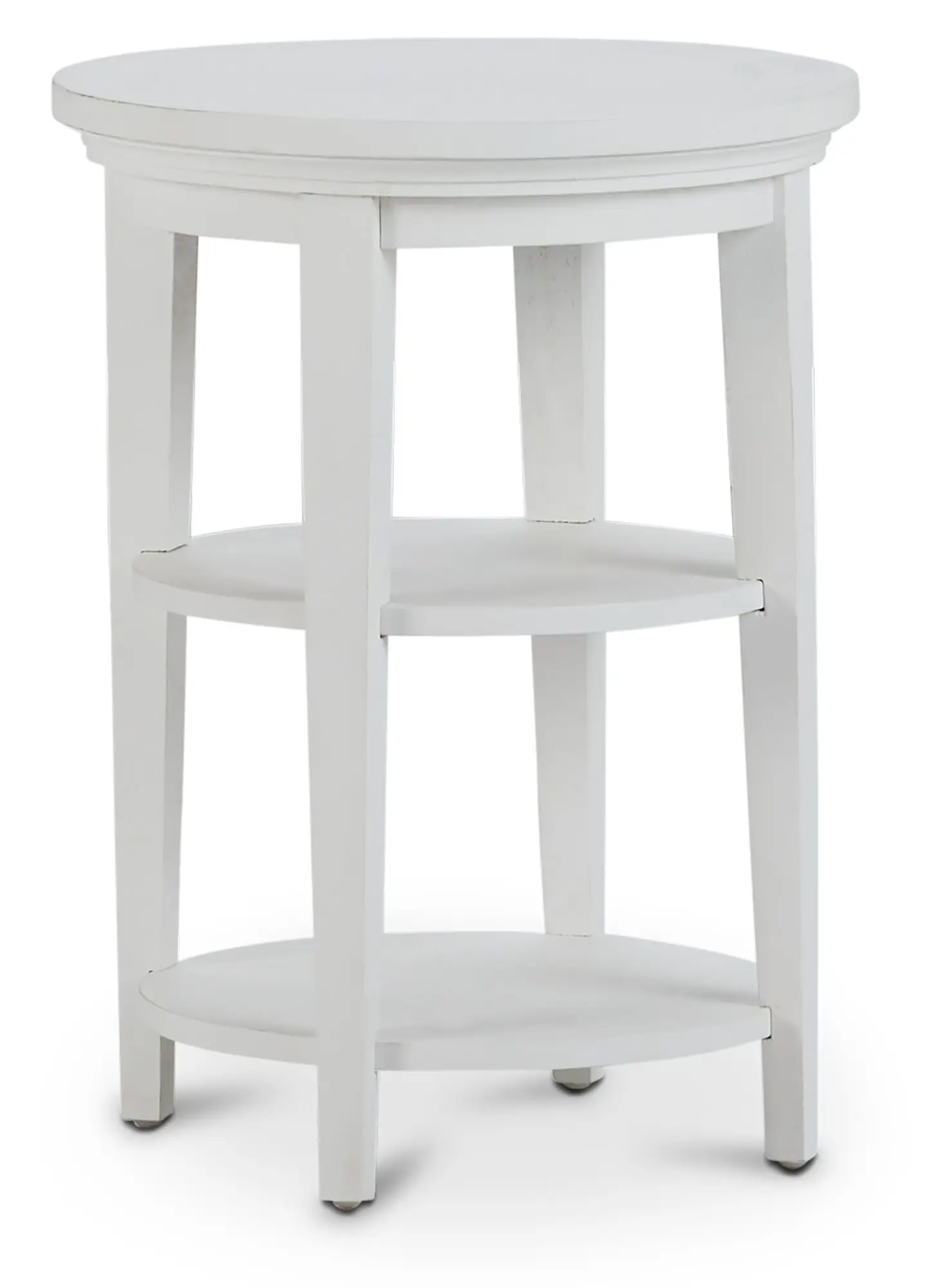 Heron Cove White Round End Table Heron Cove White Round End Table