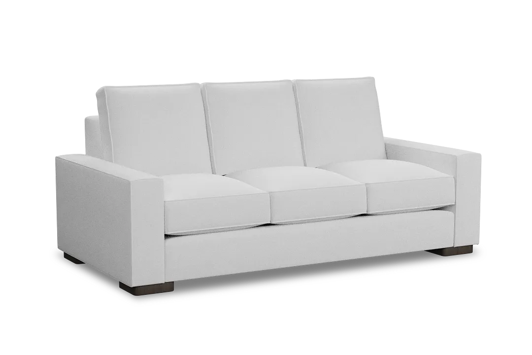 Edgewater Peyton White 84" Sofa W/ 3 Cushions