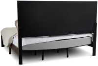 Ollie Dark Tone Panel Bed