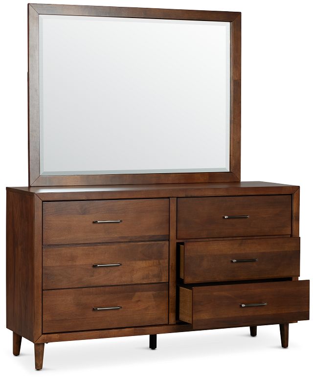 Palmdale Dark Tone Dresser & Mirror