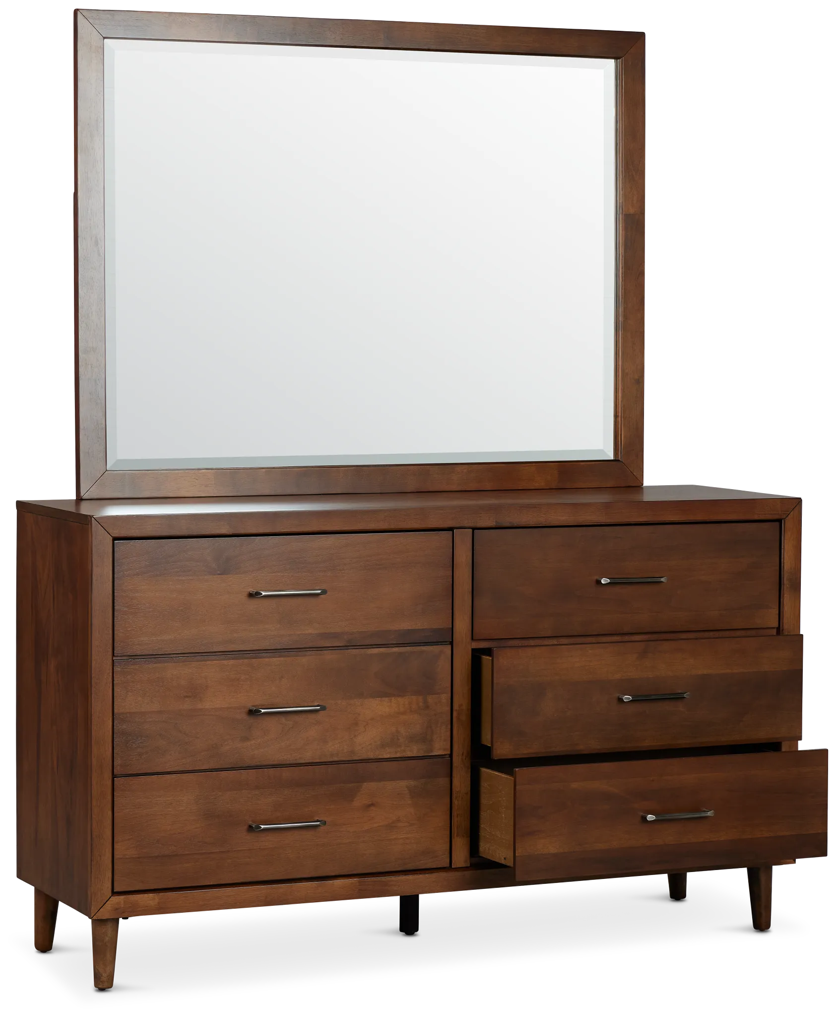 Palmdale Dark Tone Dresser & Mirror