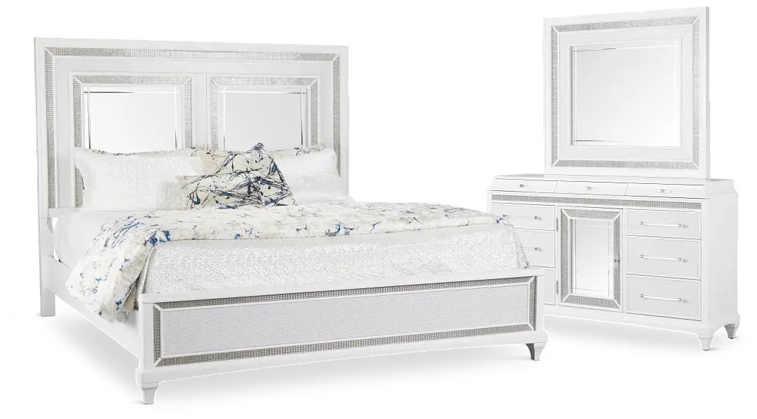 Milan White Panel Bedroom Milan White Panel Bedroom