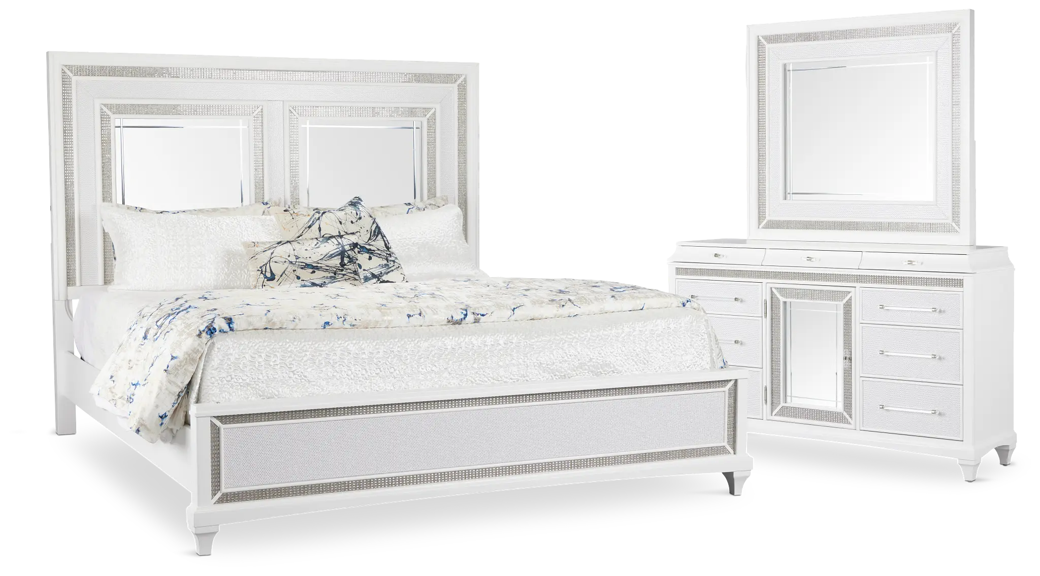 Milan White Panel Bedroom Milan White Panel Bedroom