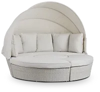 Biscayne White Canopy Daybed