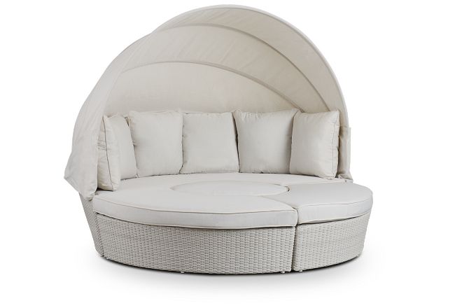 Biscayne White Canopy Daybed