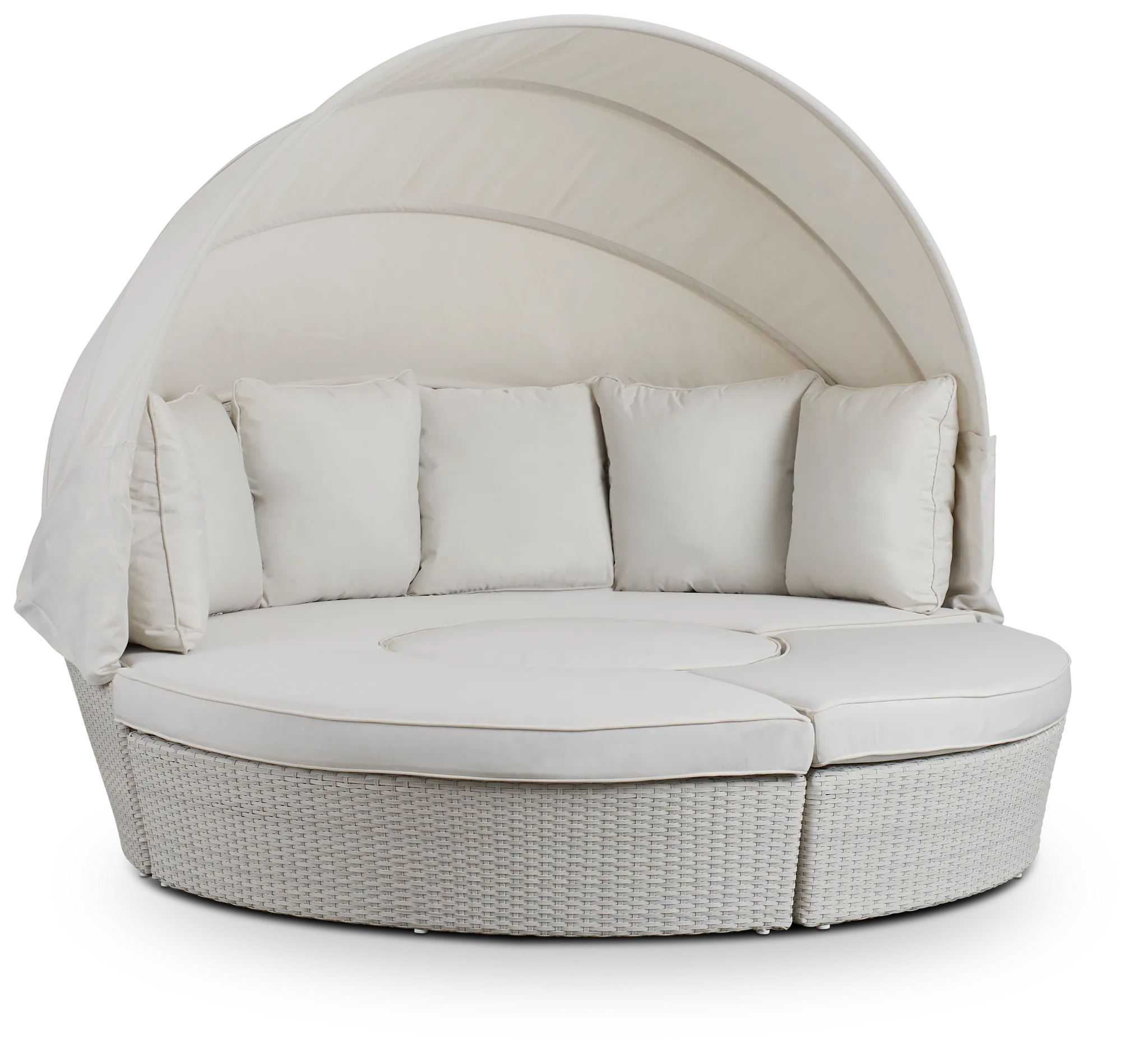 Biscayne White Canopy Daybed