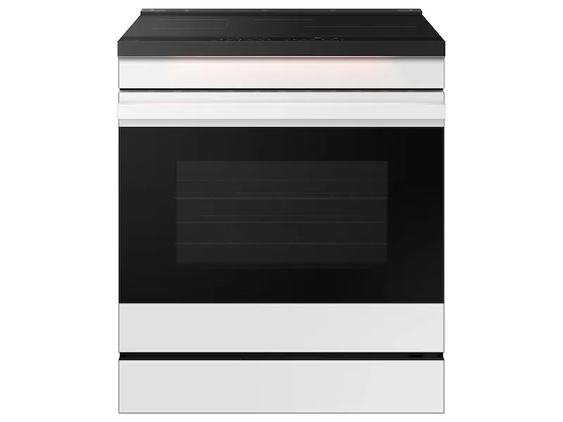 Samsung Bespoke Series White Gas Range