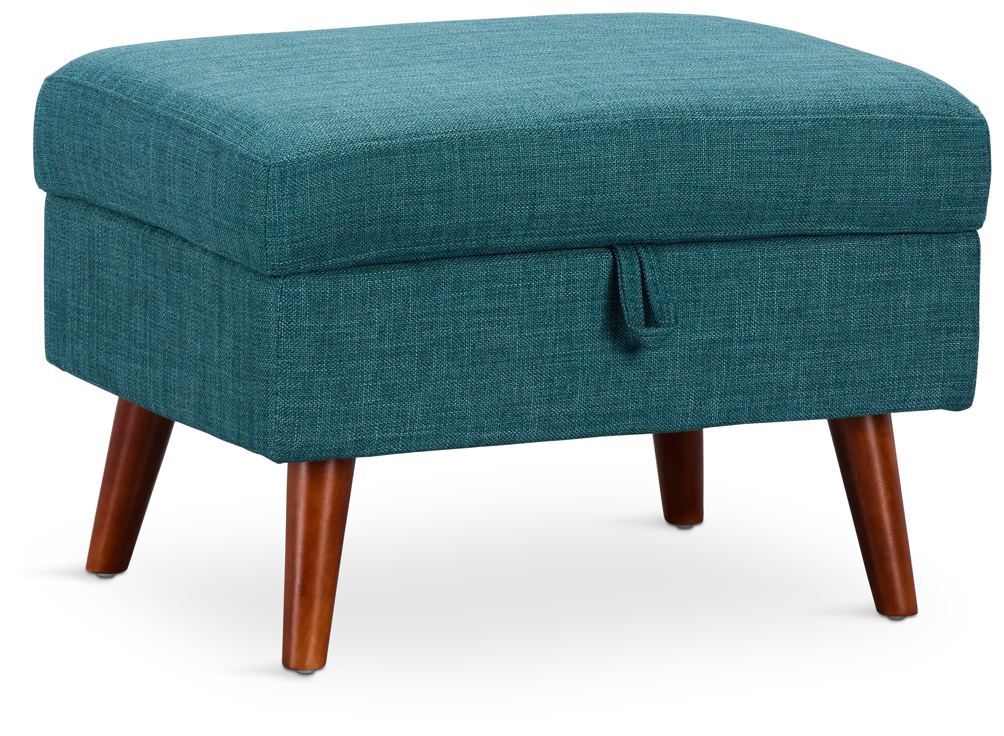 Raya Dark Teal Fabric Storage Ottoman Raya Dark Teal Fabric Storage Ottoman