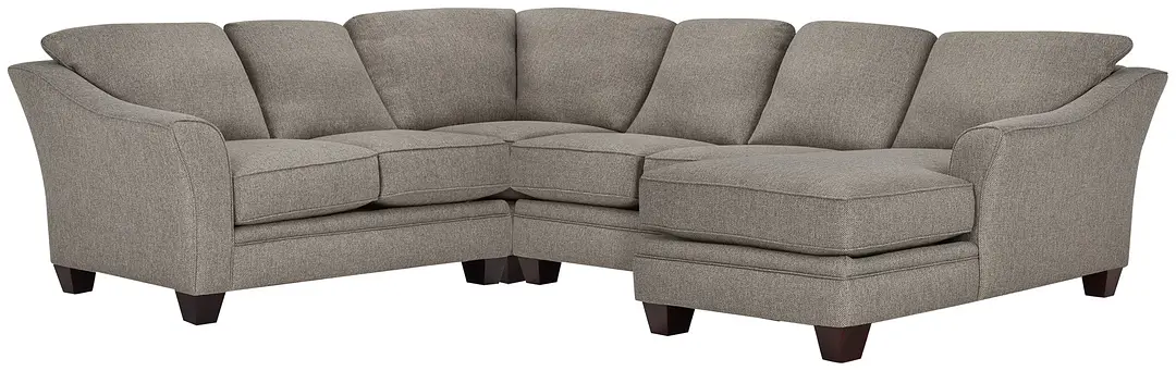 Avery Dark Gray Fabric Medium Right Chaise Sectional Avery Dark Gray Fabric Medium Right Chaise Sectional