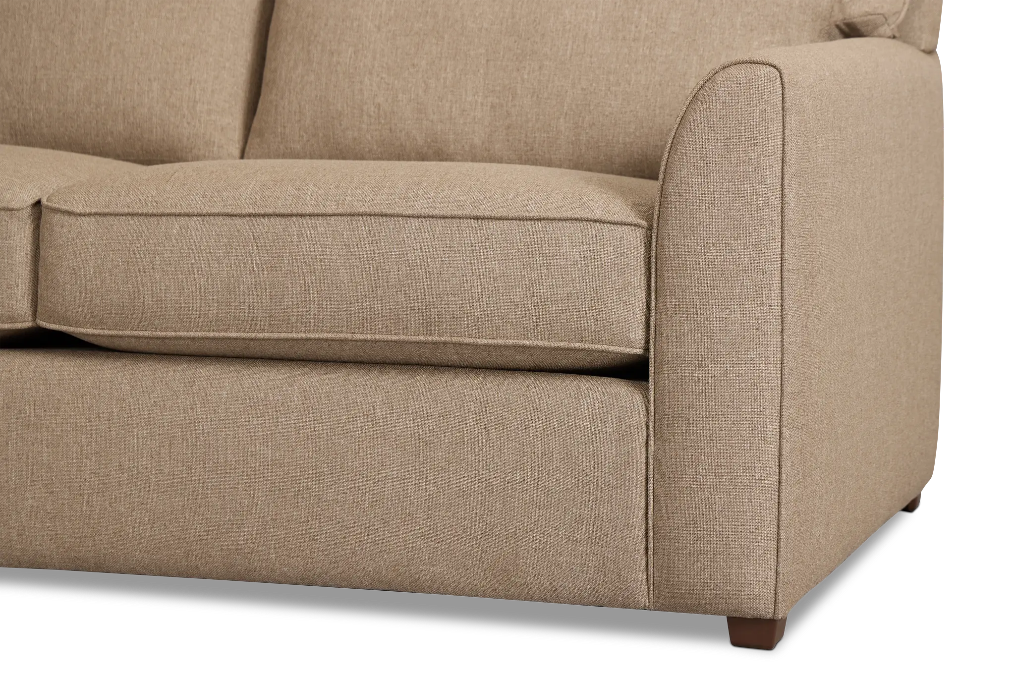 Tate Brown Fabric Medium Right Chaise Memory Foam Sleeper Sectional Tate Brown Fabric Medium Right Chaise Memory Foam Sleeper Sectional