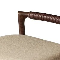 Four Hands Mina Mid Tone 24" Upholstered Barstool