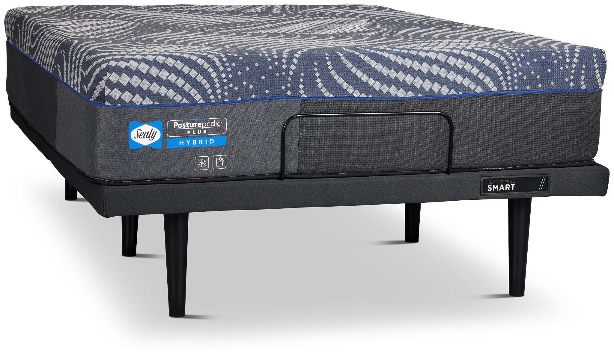Sealy Posturpedic Plus Hybrid Albany Medium Ergo Smart Adjustable Mattress Set Sealy Posturpedic Plus Hybrid Albany Medium Ergo Smart Adjustable Mattress Set