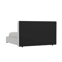 Grayton Lucy Light Beige 44" Upholstered Platform Bed