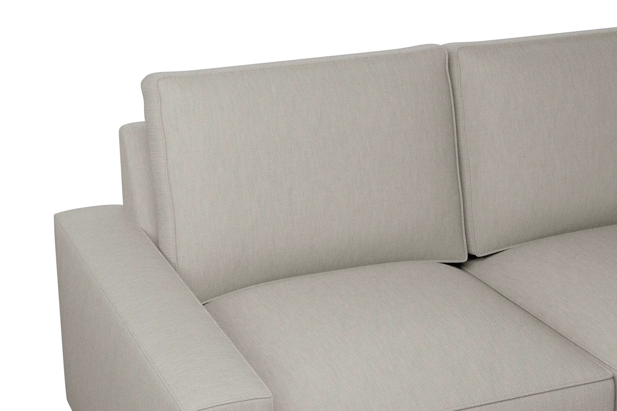 Edgewater Revenue Beige Large Right Chaise Sectional