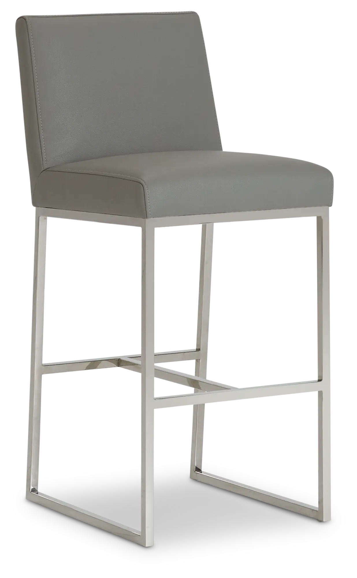 Miami Graymicro 30" Upholstered Barstool Miami Graymicro 30" Upholstered Barstool