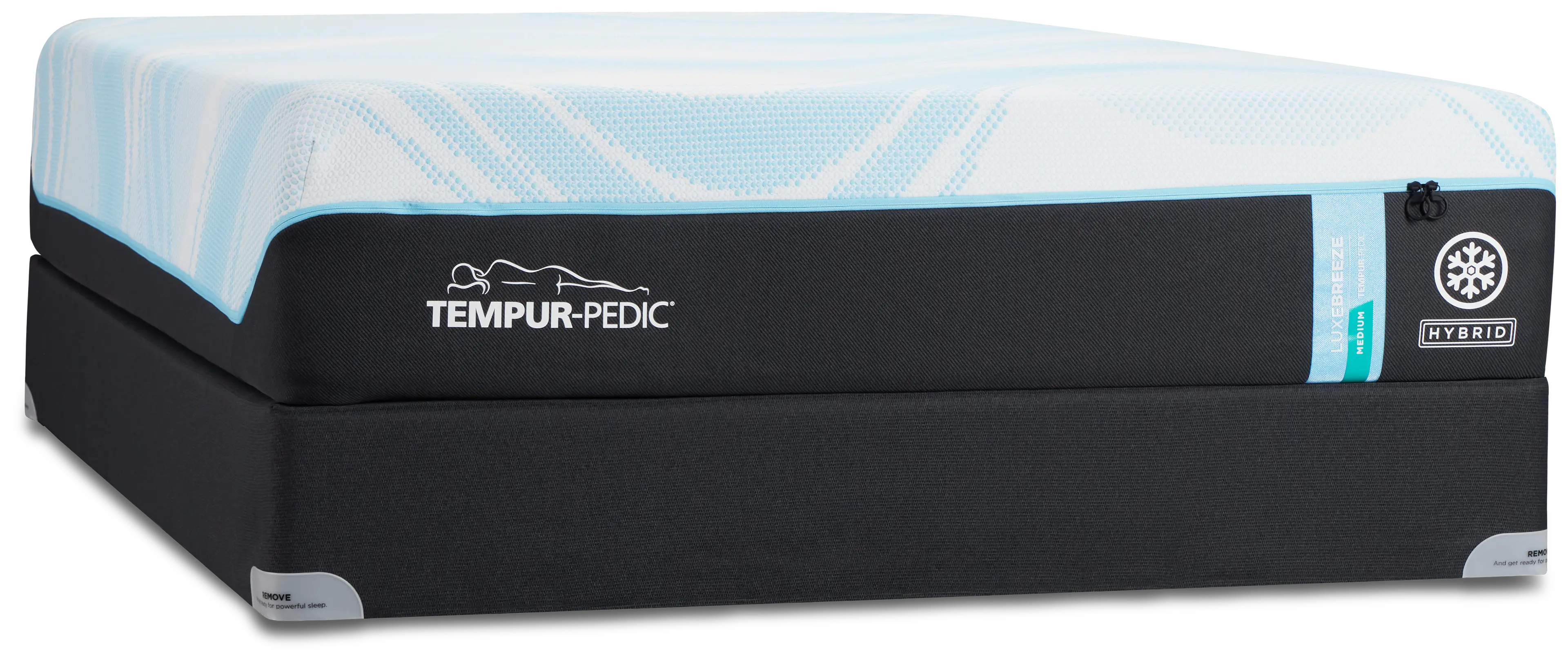 Tempur-pedic Tempur-luxebreeze Medium Mattress Set Tempur-pedic Tempur-luxebreeze Medium Mattress Set