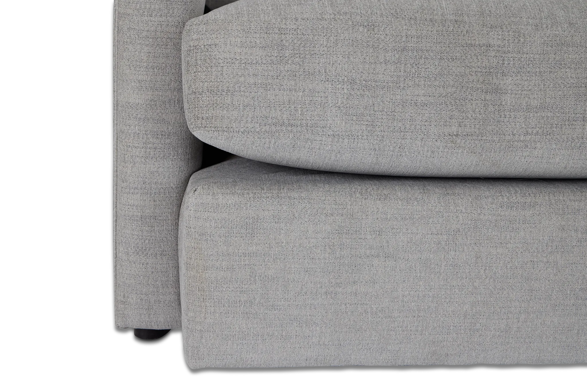 Noah Gray Fabric Small Right Chaise Sectional