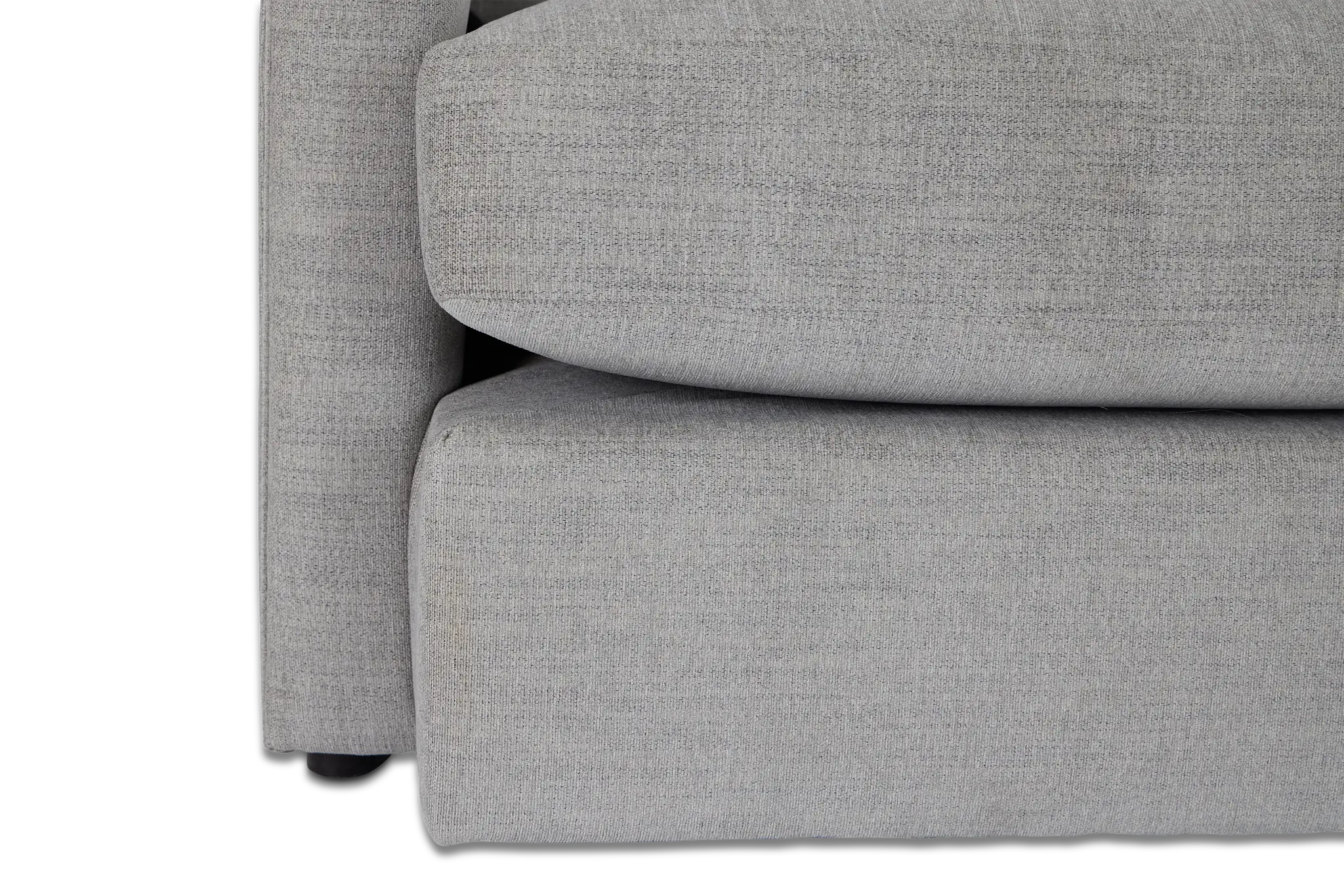 Noah Gray Fabric Small Right Chaise Sectional Noah Gray Fabric Small Right Chaise Sectional