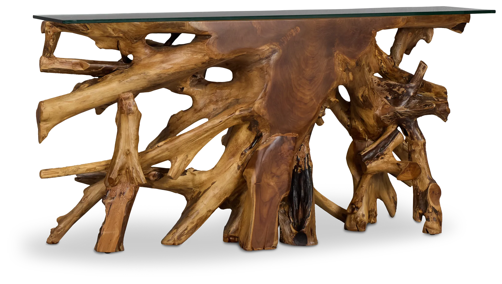 Haven Mid Tone Teak Console Table
