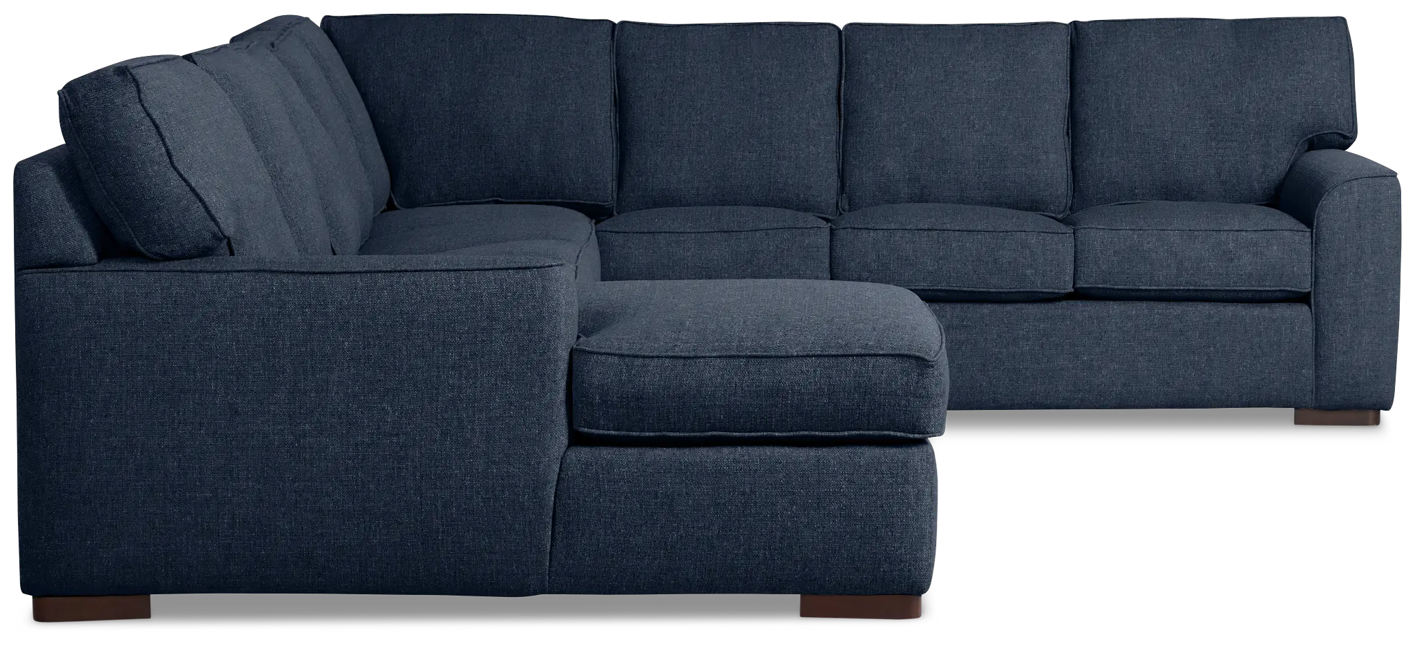 Sinclair Dark Blue Fabric Left Chaise Cooling Memory Foam Sleeper Sectional Sinclair Dark Blue Fabric Left Chaise Cooling Memory Foam Sleeper Sectional