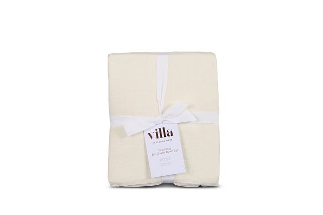 Tullis Ivory 3-piece Duvet Set