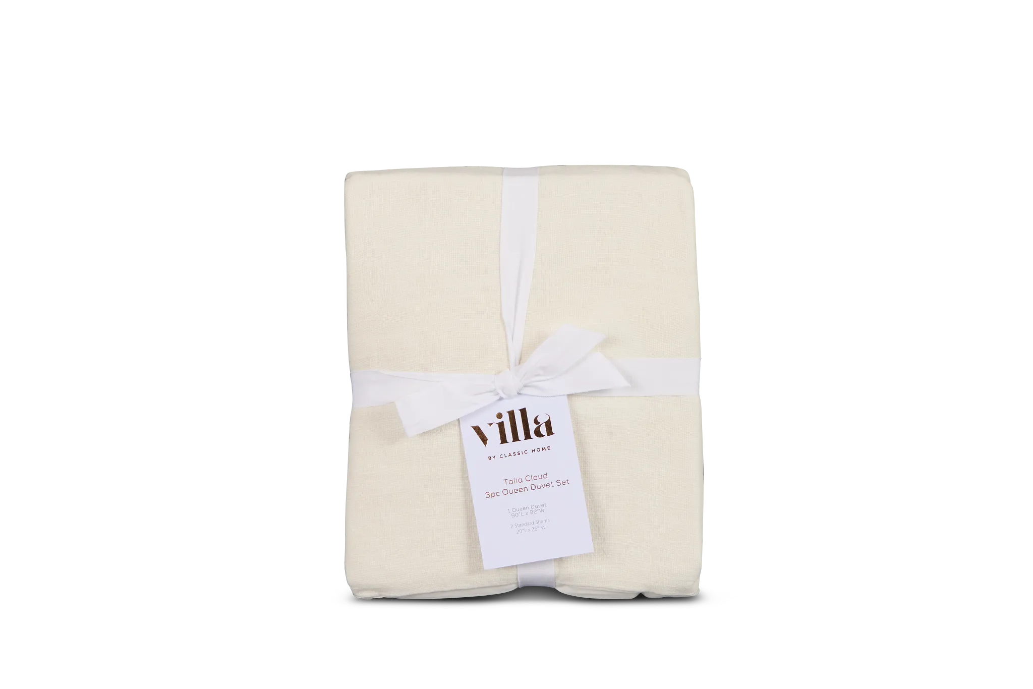 Tullis Ivory 3-piece Duvet Set