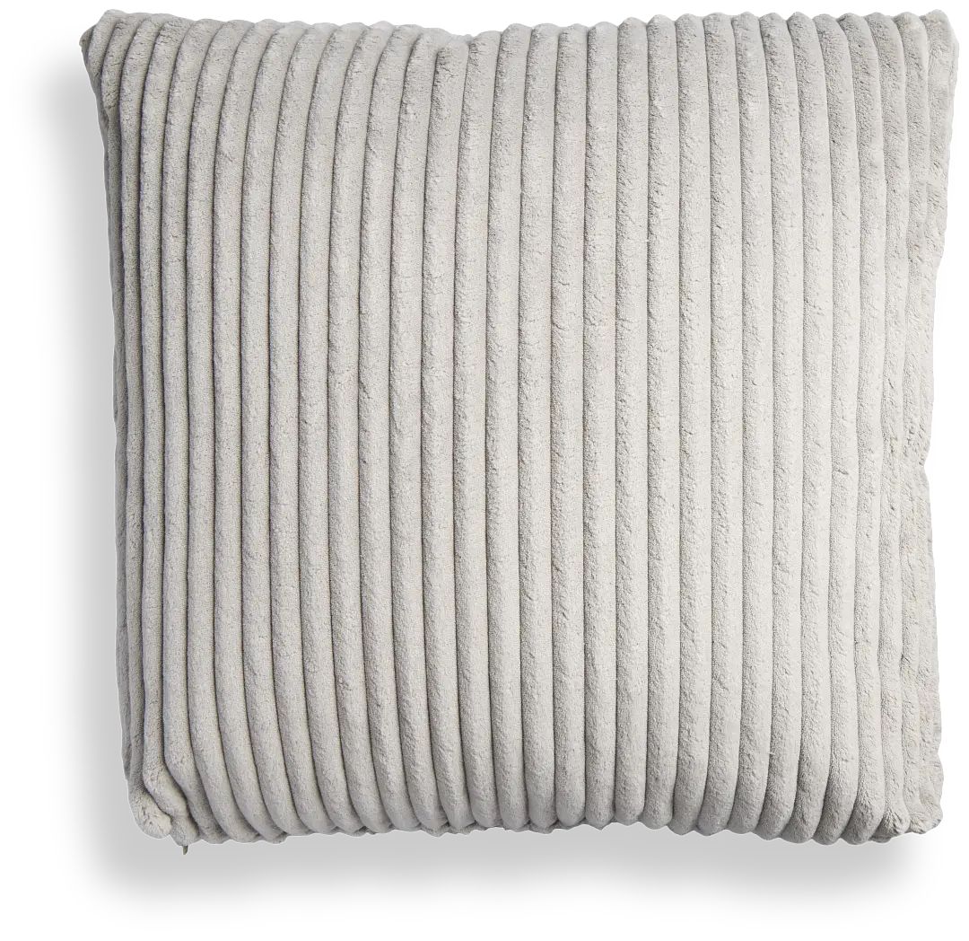 Charlie Gray Square 20" Accent Pillow Charlie Gray Square 20" Accent Pillow