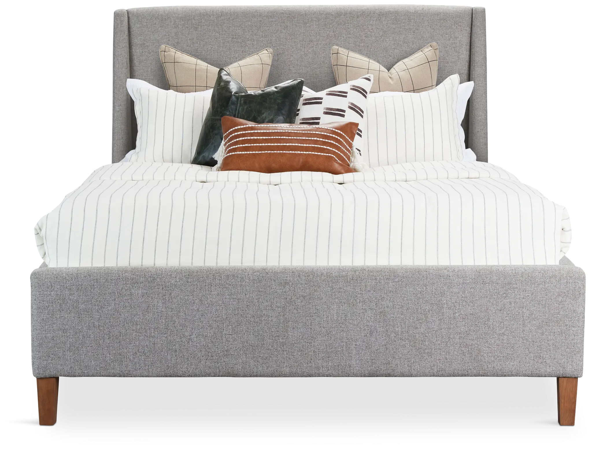 Provo Gray Uph Panel Bed Provo Gray Uph Panel Bed