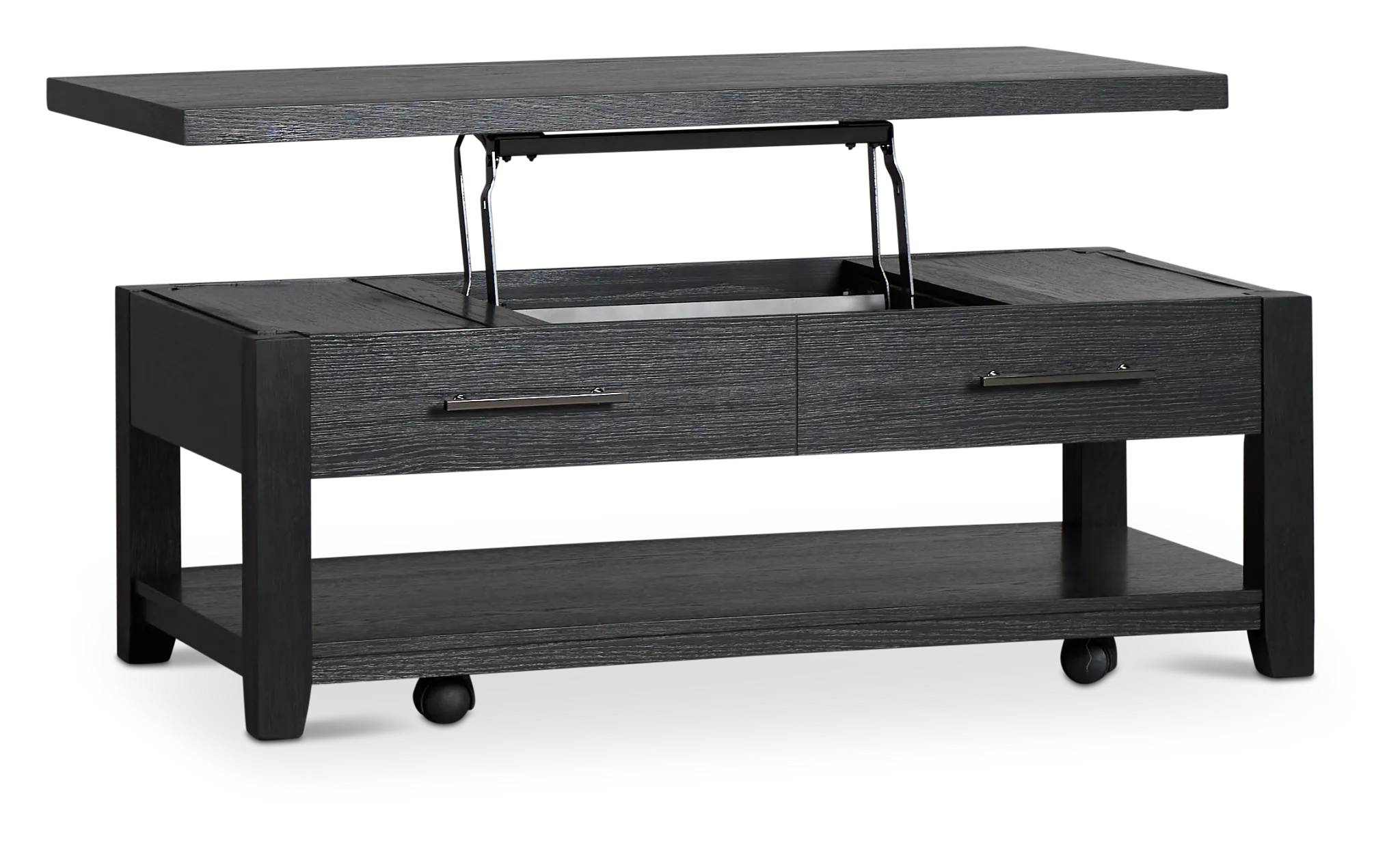 Alden Black Rect Lift Coffee Table