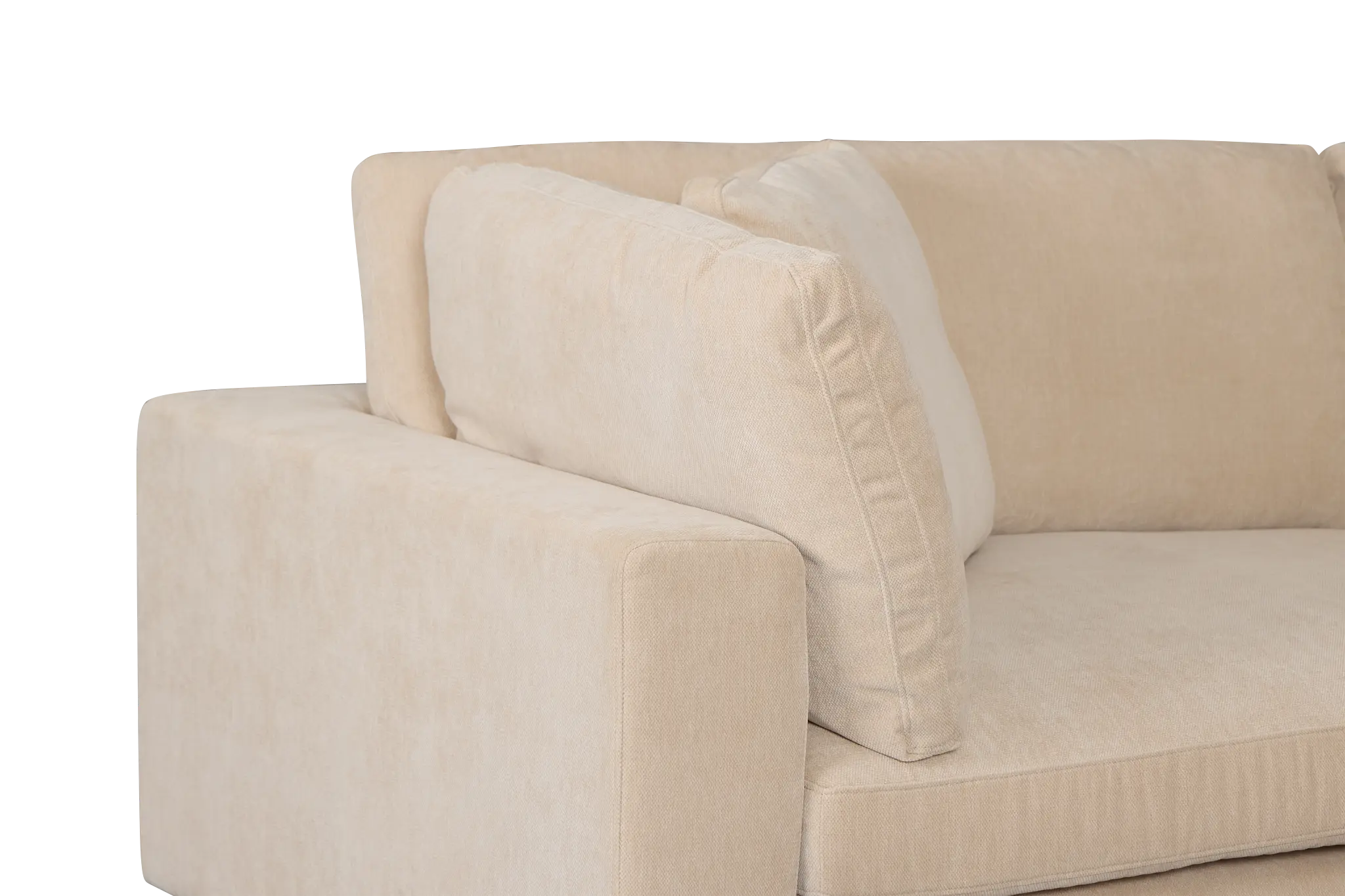 Lounge Light Beige Fabric Right Chaise Sectional Lounge Light Beige Fabric Right Chaise Sectional