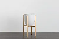 Beaker Gold Small Planter