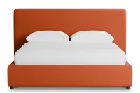 Grayton Joya Orange 44" Upholstered Platform Bed