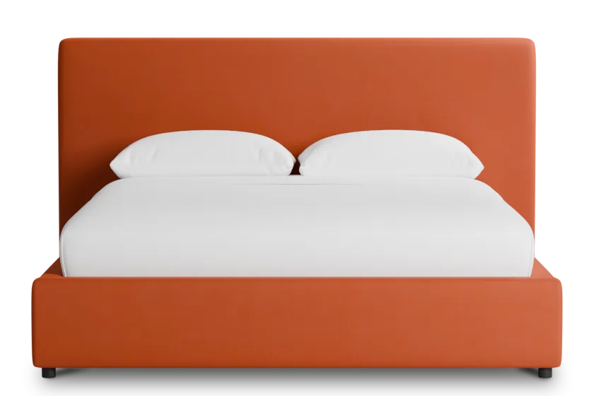 Grayton Joya Orange 44" Upholstered Platform Bed