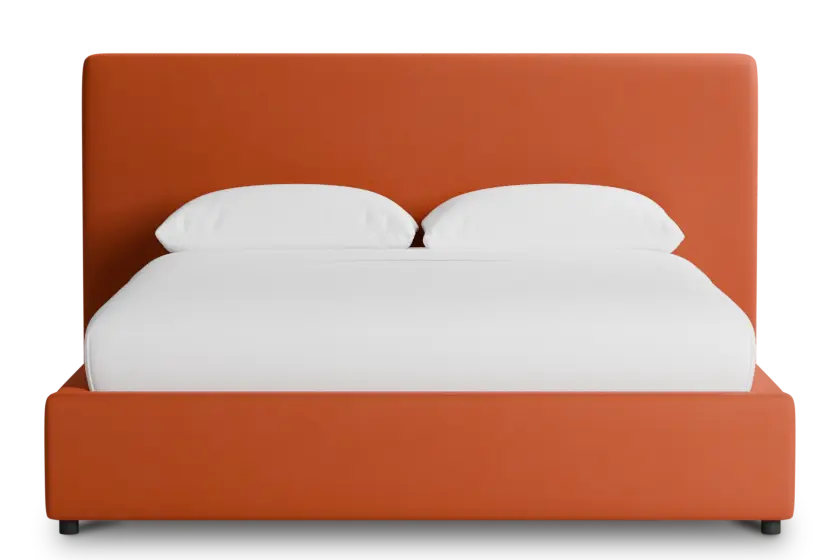Grayton Joya Orange 44" Upholstered Platform Bed Grayton Joya Orange 44" Upholstered Platform Bed