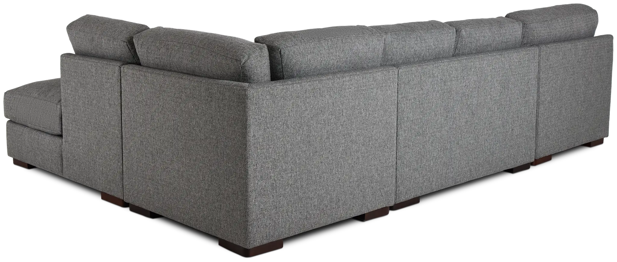 Veronica Dark Gray Down Small Right Bumper Sectional Veronica Dark Gray Down Small Right Bumper Sectional