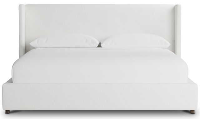 Captiva Sutton White 48" Upholstered Shelter Bed
