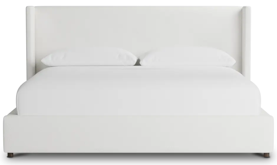 Captiva Sutton White 48" Upholstered Shelter Bed Captiva Sutton White 48" Upholstered Shelter Bed