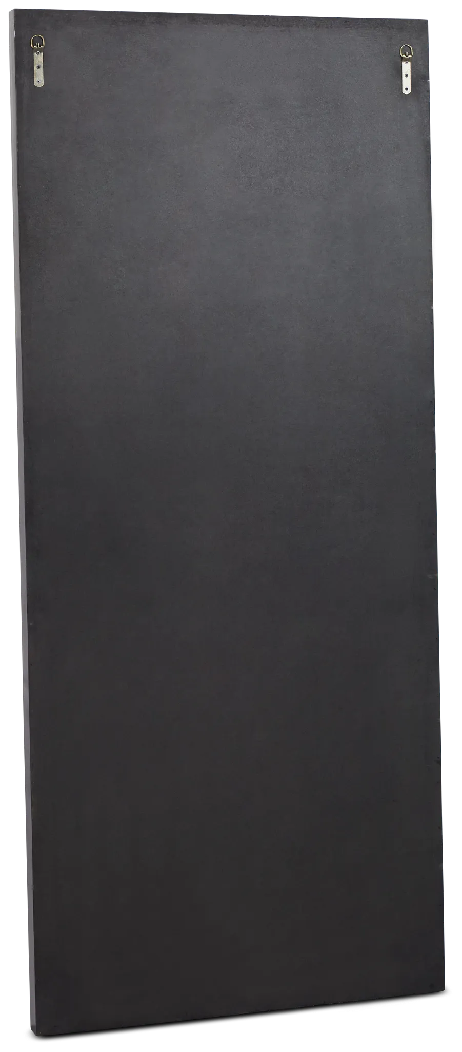 Virgil Black Wood Floor Mirror