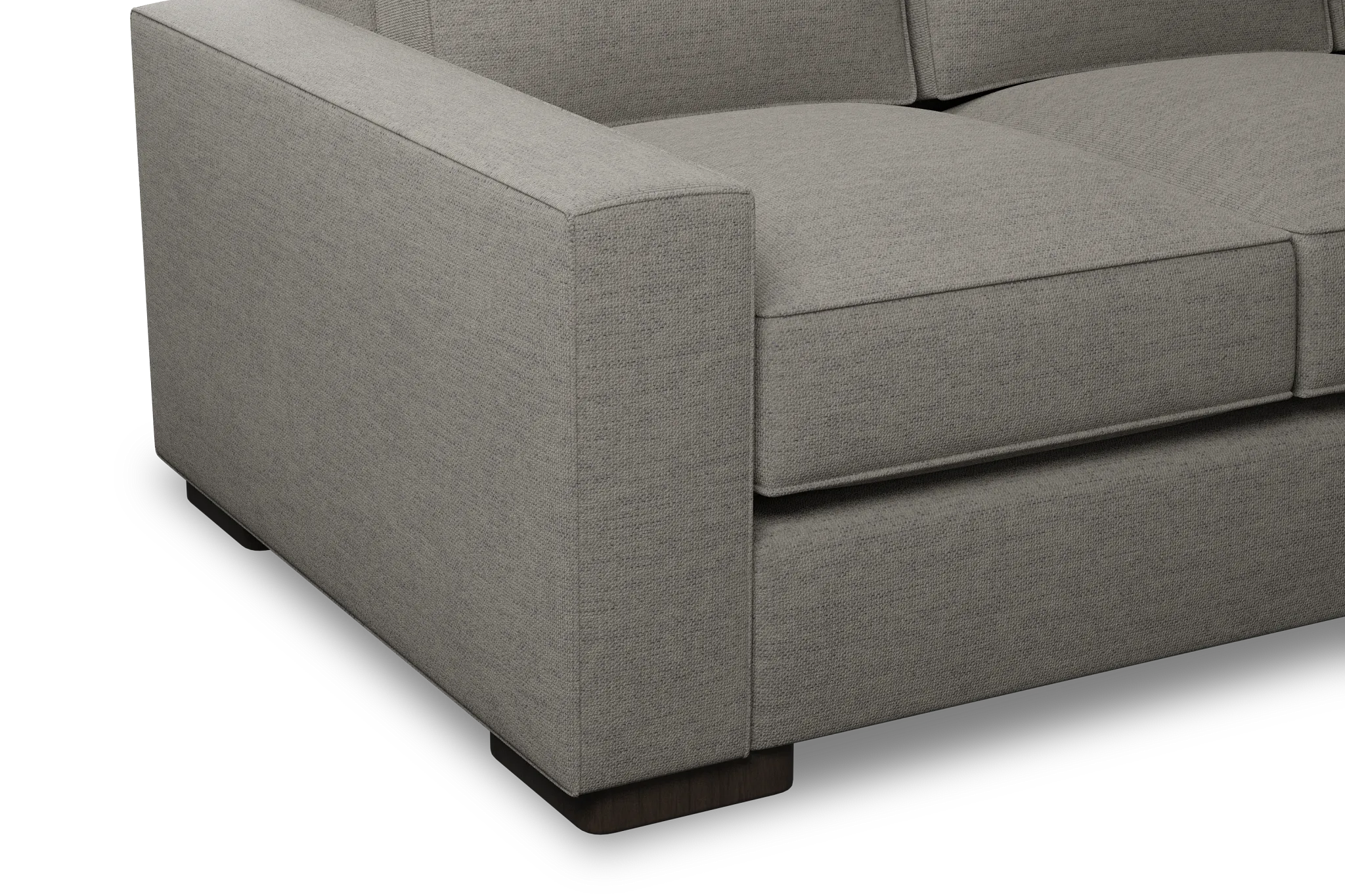 Edgewater Maguire Pewter 84" Sofa W/ 3 Cushions