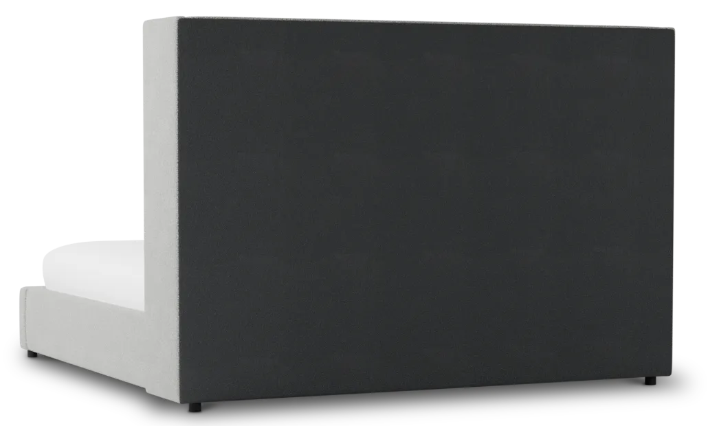 Captiva Sutton Gray 60" Upholstered Shelter Bed